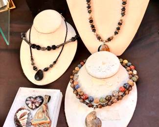 Large selection of necklaces