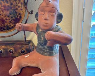 Mayan clay figure