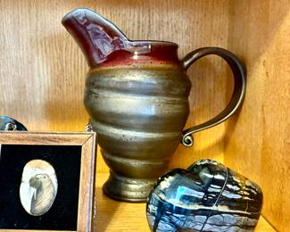 Vintage pottery pitcher