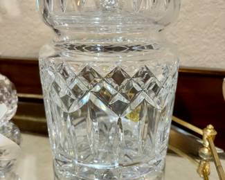 Waterford biscuit jar