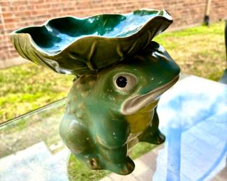 Ceramic frog