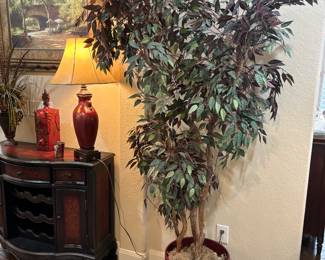 Silk ficus tree