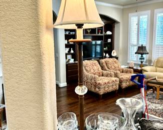 Pair of candlestick lamps