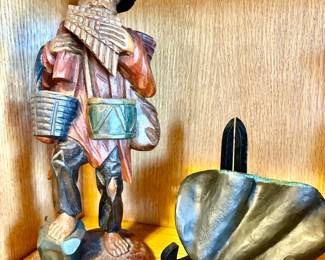 Vintage carved statue