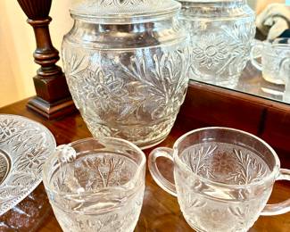 Collection of Indiana Sandwich glass