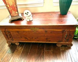 Vintage cedar chest