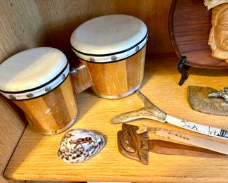 Vintage wood bongos