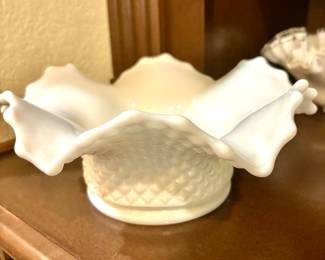 Westmoreland English Hobnail 1940"s milk glass