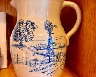 Vintage Western pottery pitcher