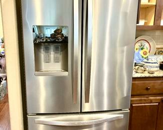 Whirlpool stainless fridge