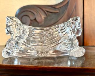 Unusual vintage glass piece