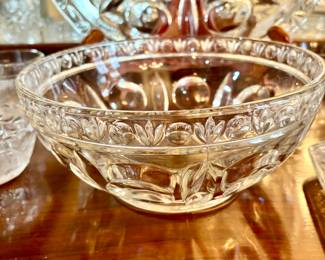 Matching vintage glass bowl