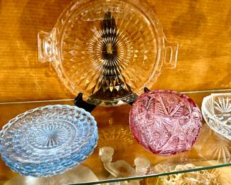 Colored vintage glass