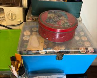 Threads and craft supplies