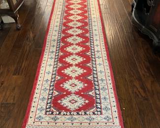 Red wool runner