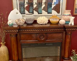 Electric fireplace in perfect working condition 