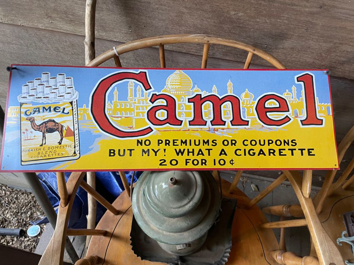 Vintage advertising sign