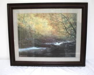 Landscape Oil Painting Alfred Nichols MS