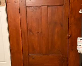 Blind door antique cabinet