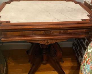Fantastic marble top table