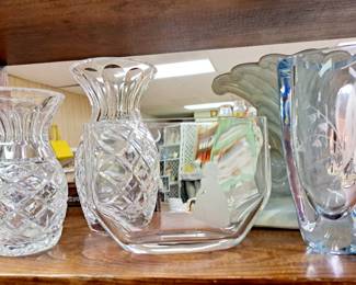 Waterford and Stromberg glassware 