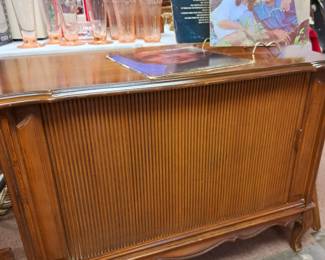 MCM record cabinet/console