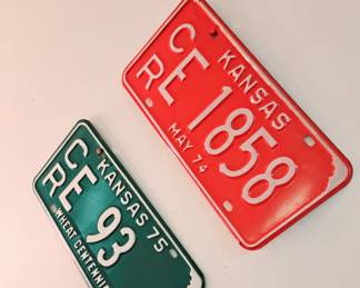 Kansas plates