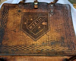 Vintage Wyeth Hardware leather catalogue cover. Thank You again for attending our sales,  we do appreciate your support.  Randy and Donna Klein and The Pen and Pencil Team