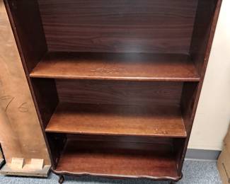 Vintage wood bookcase  