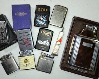 Vintage lighters. Zippo, Ronson, Konwal
