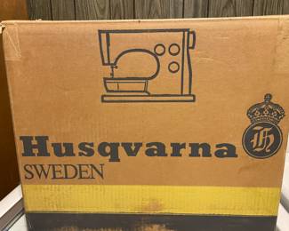 Husqvarna Sewing Machine--Made in SWEDEN--Surprise! New In Box!!