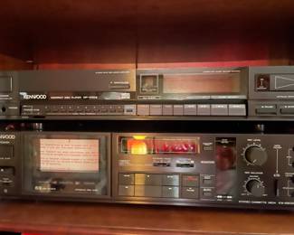 Kenwood Stereo Tape Deck & Compact Disc Players!!
