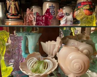 Lots of Vintage, Collectible, Uranium Glass Too!!