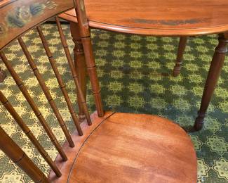 HITCHCOCK Drop-Leaf Table & Four Chairs--Very Nice Condition!!!!