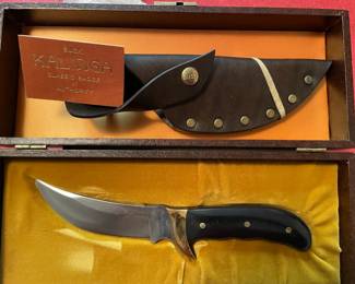 BUCK Knife "KALINGA" & More than 200 Collectible Knives--Many w/Original Case or Sheath