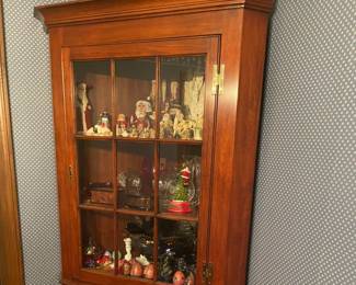 One of a Pair of Corner Display Cabinets--Lots of Display Furniture available