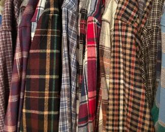 It's PLAID to See--Lots of Nice "M" & "L" Quality Shirts!