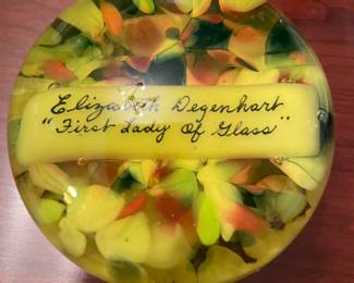 Elizabeth Degenhart "First Lady of Glass" Paperweights! Yes--TWO of these!! (Priced Individually)