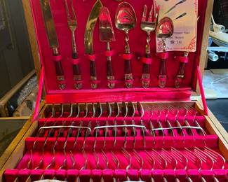 JOHNNY UBOL Large, Exotic, Tableware Set--In Original Box