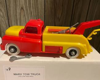 1950's MARX Toy Tow Truck w/Tools--Great Clean Shape! w/White Tires!!!