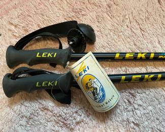 "LEKI" Snow Climbing Poles--Unused