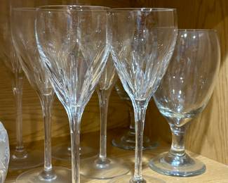 Crystal stemware 