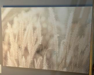 Art, summer cattails 