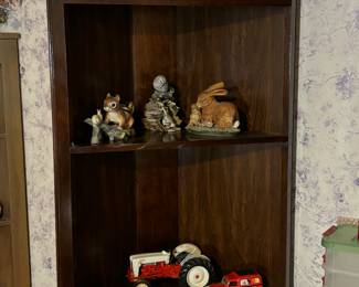 Model trucks, tractor, vintage Kmart trucks