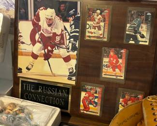 NHL Redwings The Russian Connection hockey cards