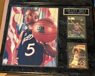 Grant Hill basketball cards Pistons