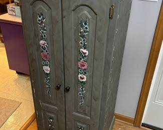 Cute flowered cabinet