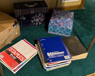 Office supplies, file folders 