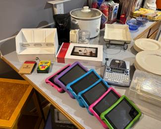 Amazon tablets, label makers 