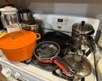 Pots, pans, cast iron
